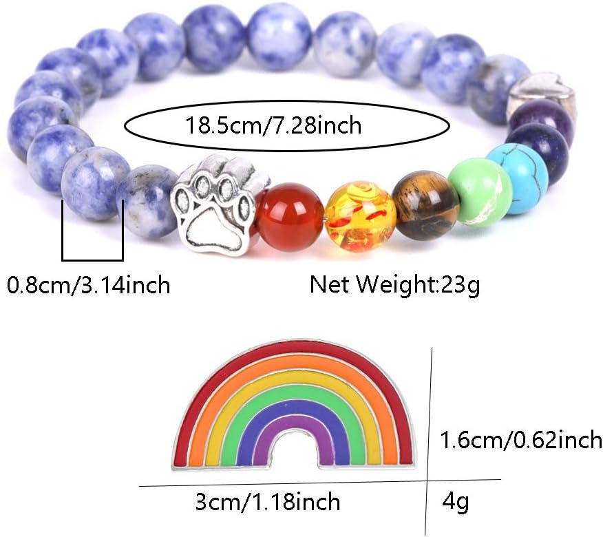 Meerkleurige kralenarmband met elastische pasvorm