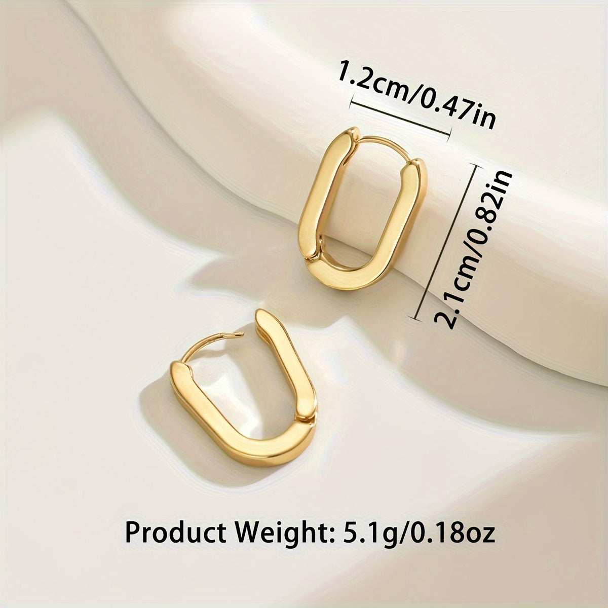 Elegante Geometrische Hoepeloorbellen