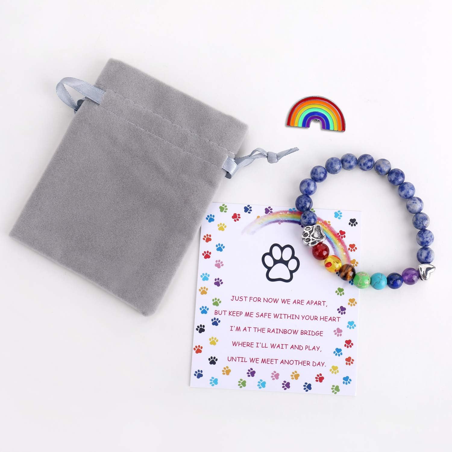 Meerkleurige kralenarmband met elastische pasvorm