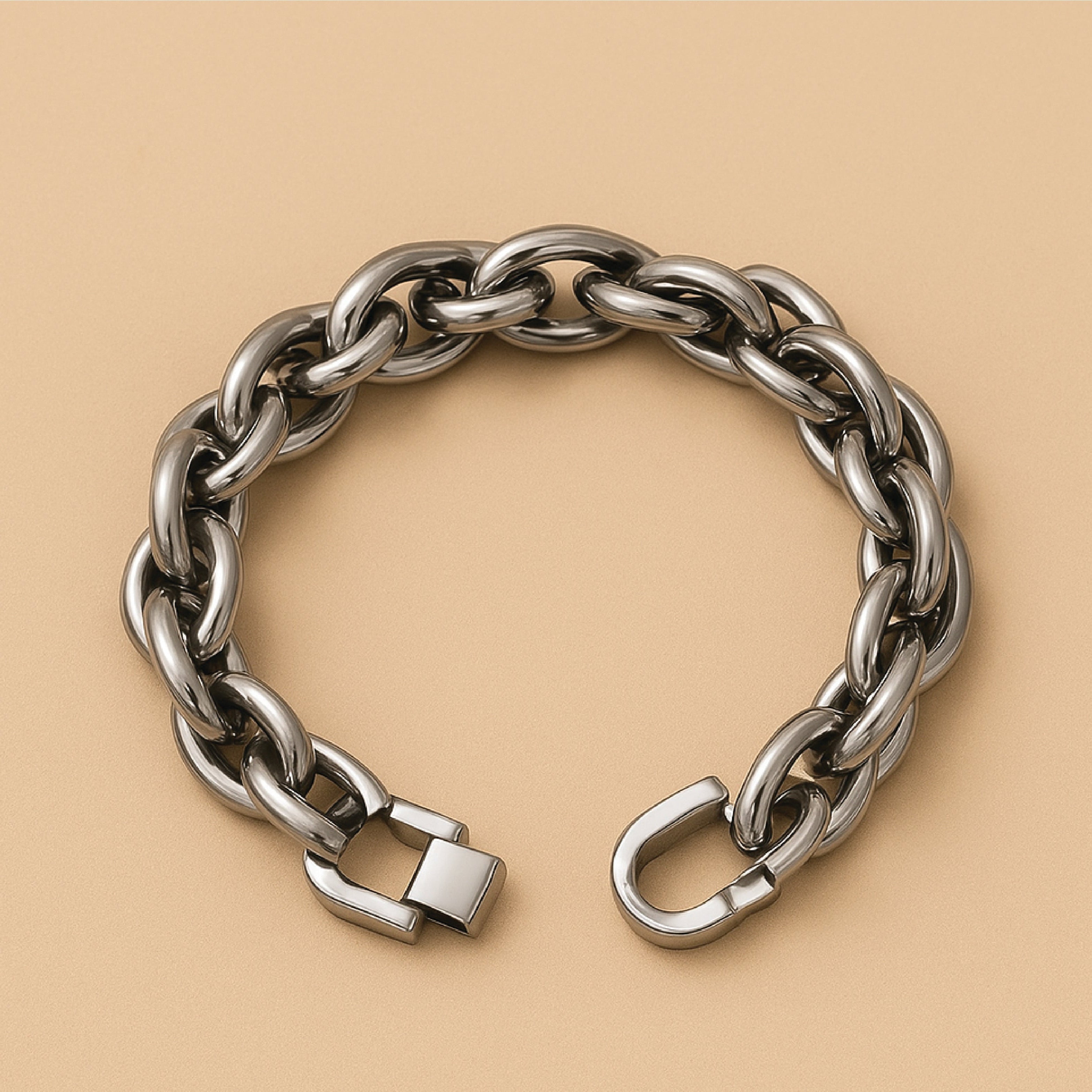 Riven Knox | Gedurfde Armband in Witgoud