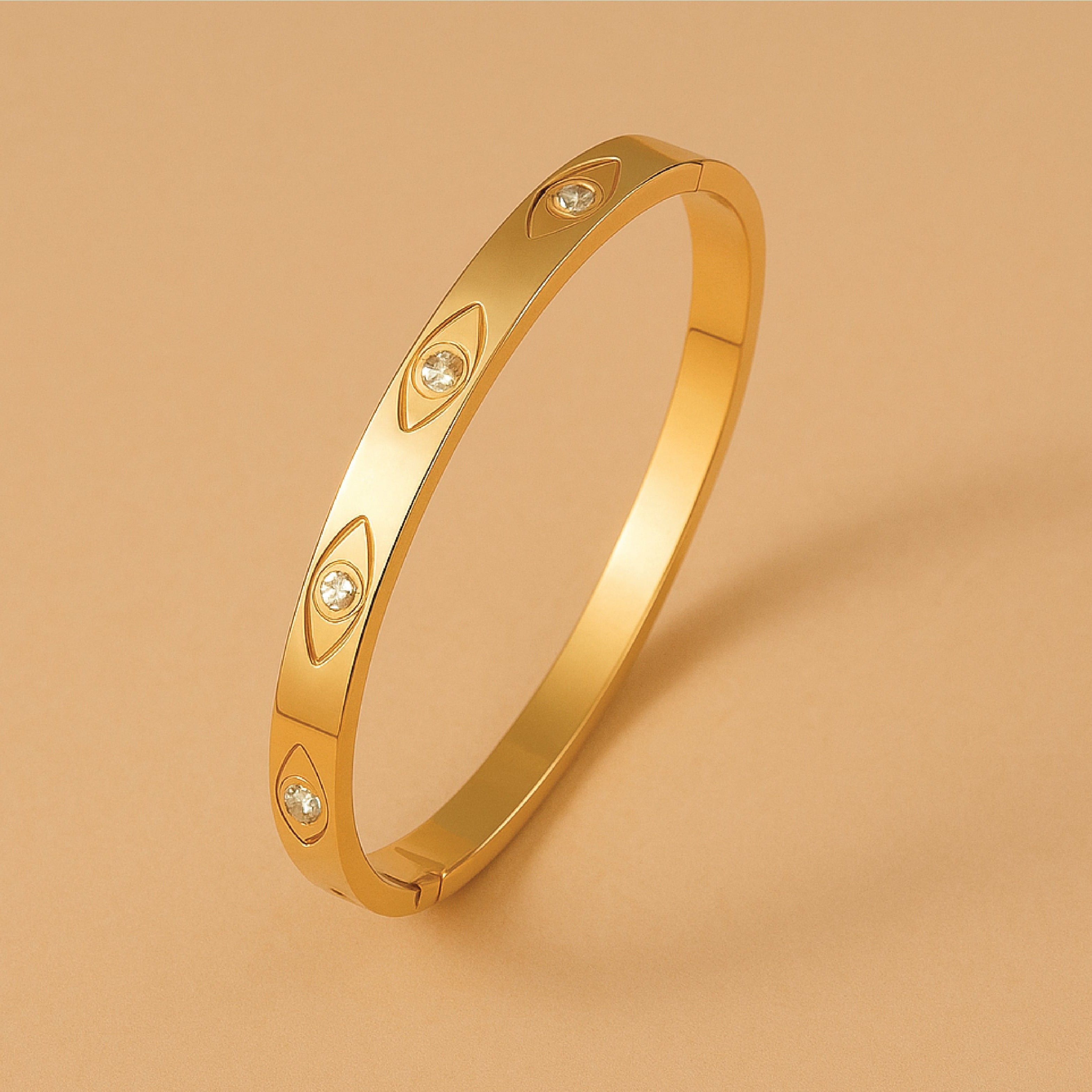 Tiziana Lazzari | Elegante Witte Gouden Armband