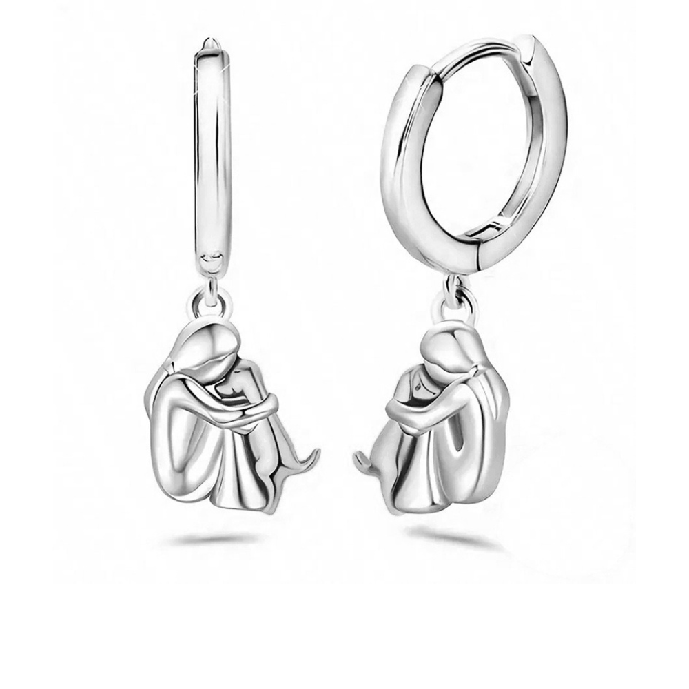 Hangerketting met bijpassende oorbellen