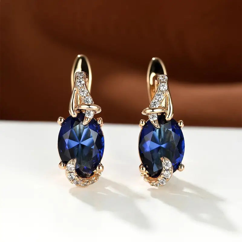 Royal Midnight Oorbellen | Goud