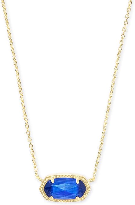 Klassieke ovale saffieren ketting | Goud
