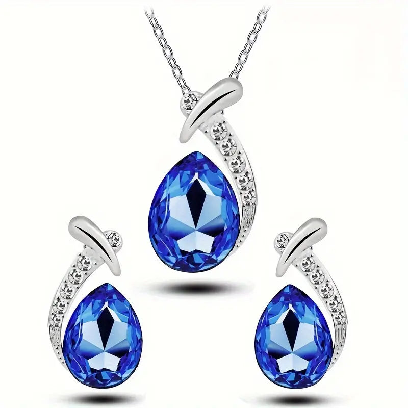 Klassieke Mermaid Elegance sieradenset | Witgoud