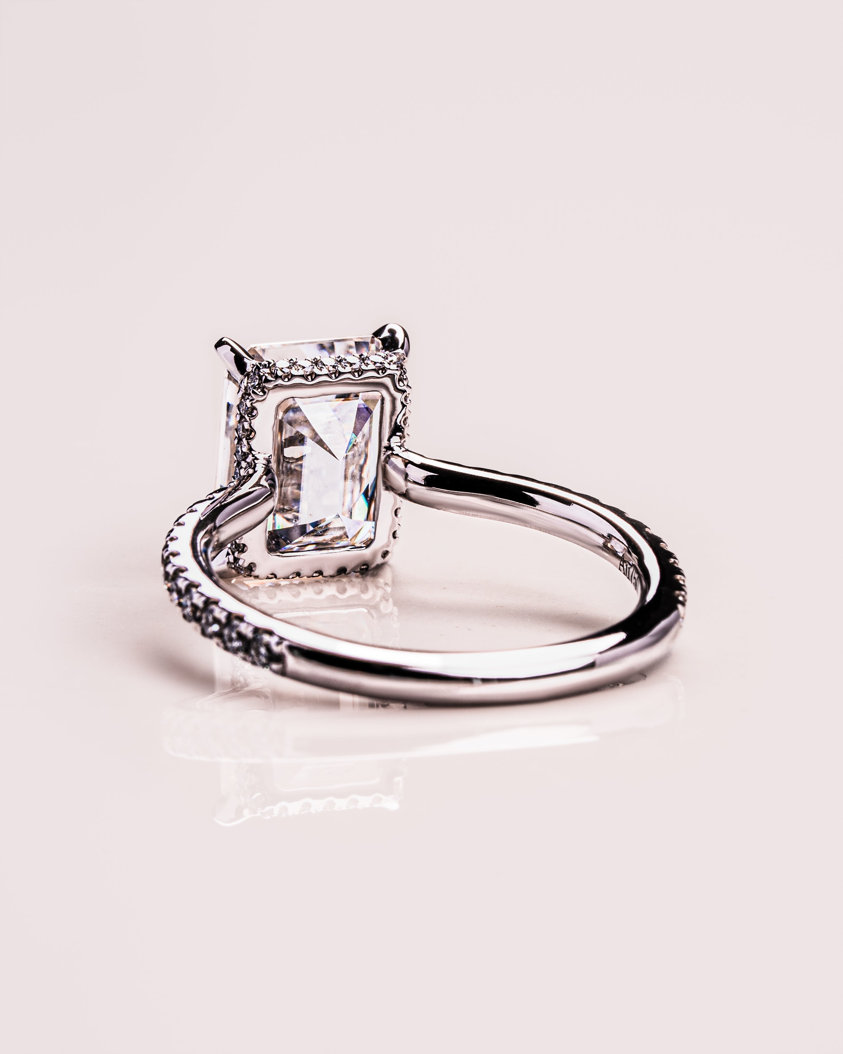 Jasmin (met Pavé) - Smaragd | Zilver