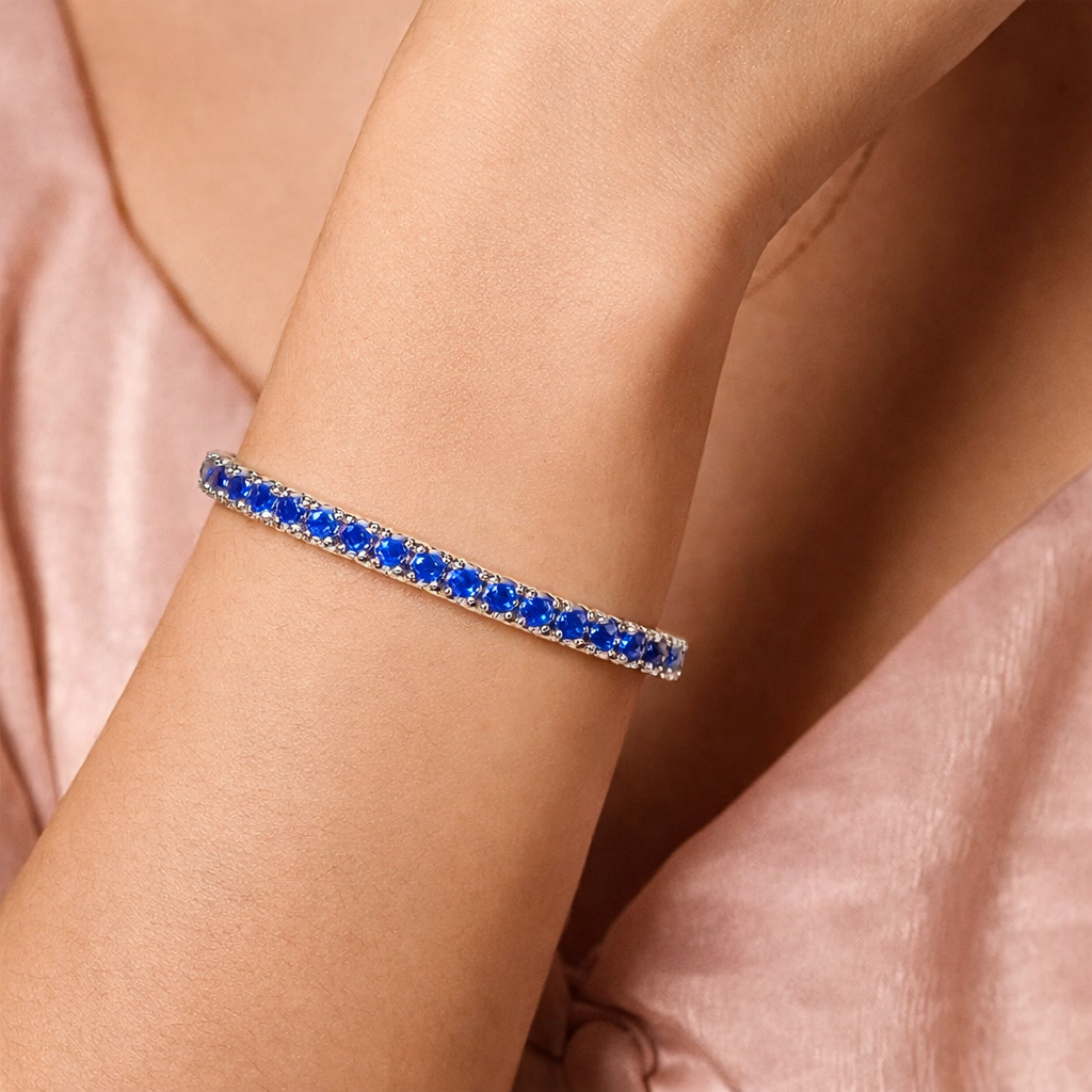 Saffieren tennisarmband | Witgoud