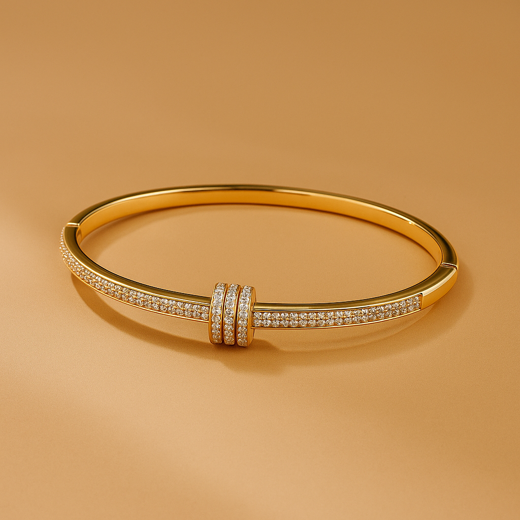 Vianna Lucente Elegante Armband | Witgouden Afwerking