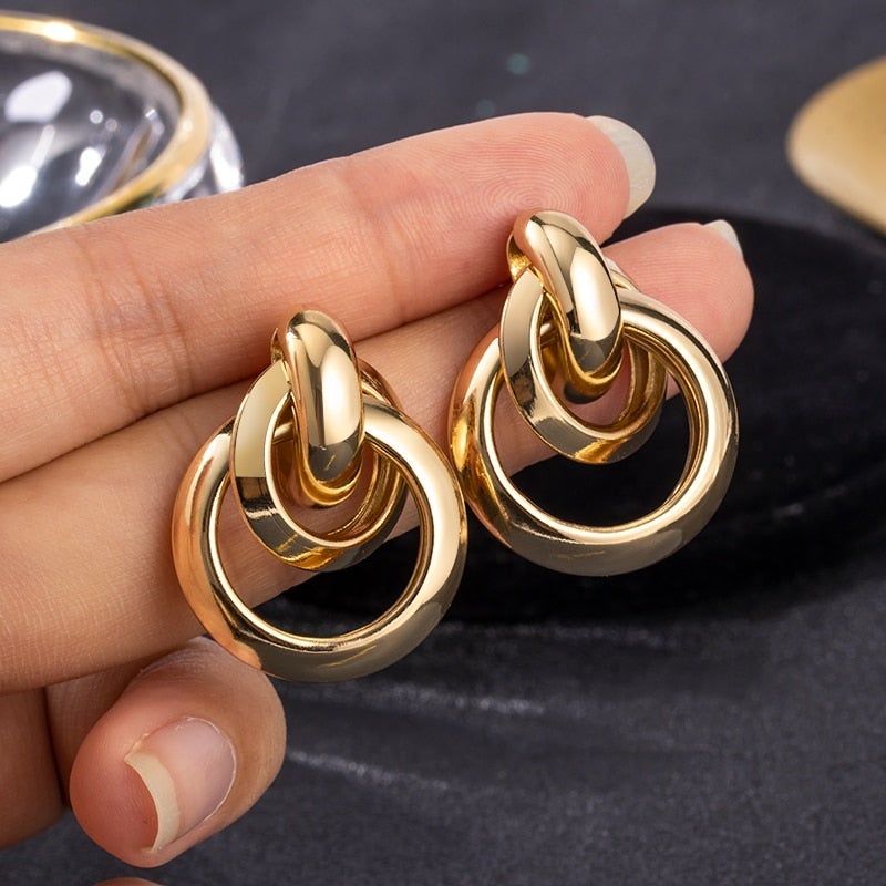 Elegante Gouden Oorringen