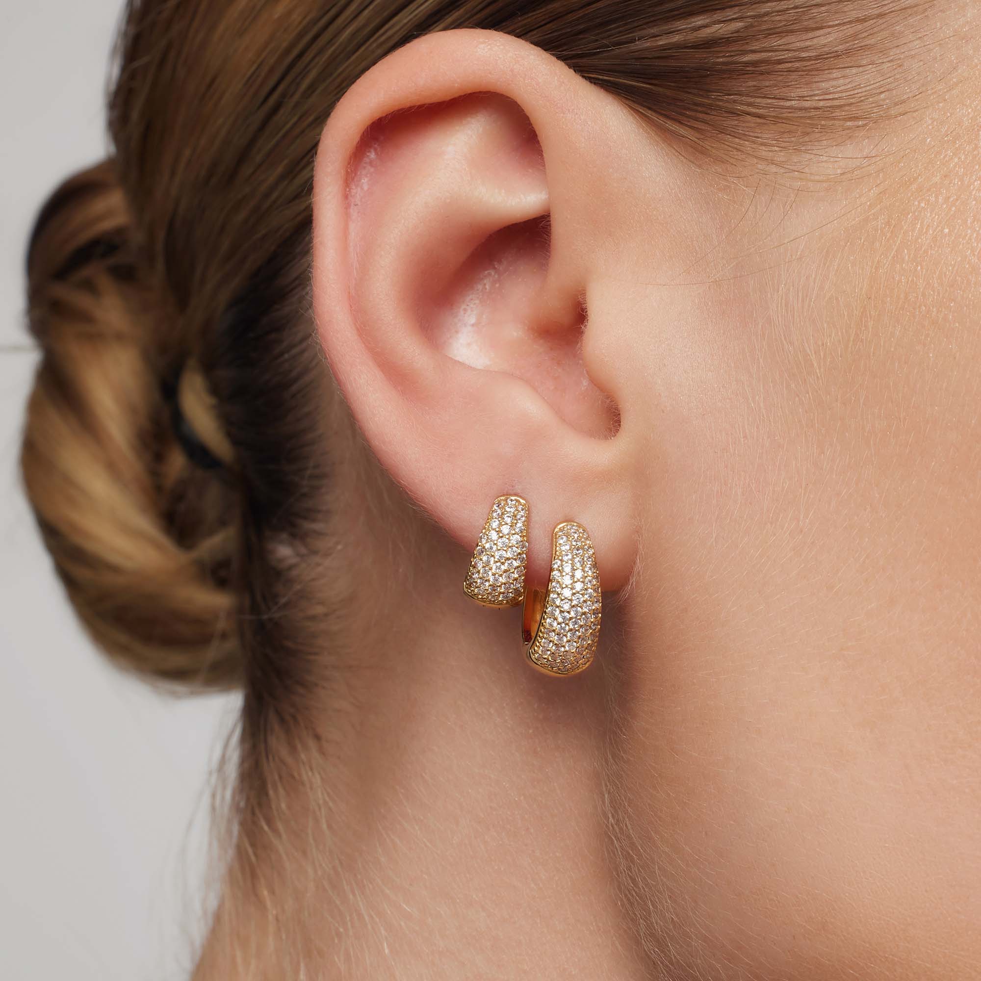 Jules Mini Hoops Oorbellen | Goud