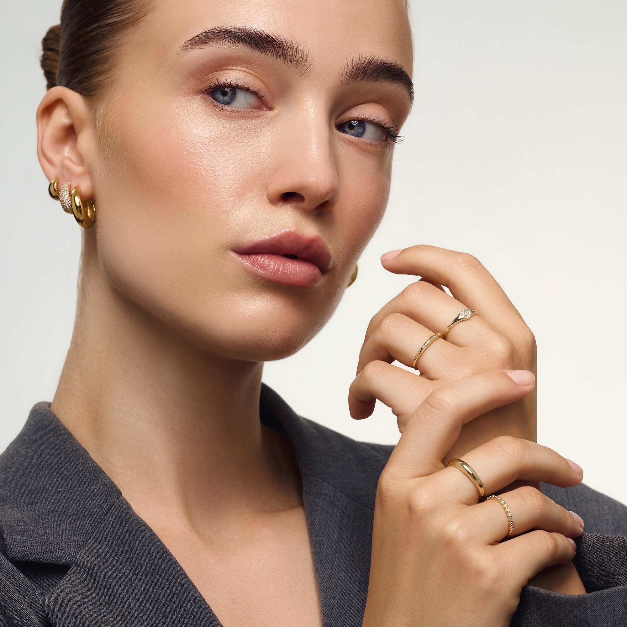Diamanten Bubbelring | Goud