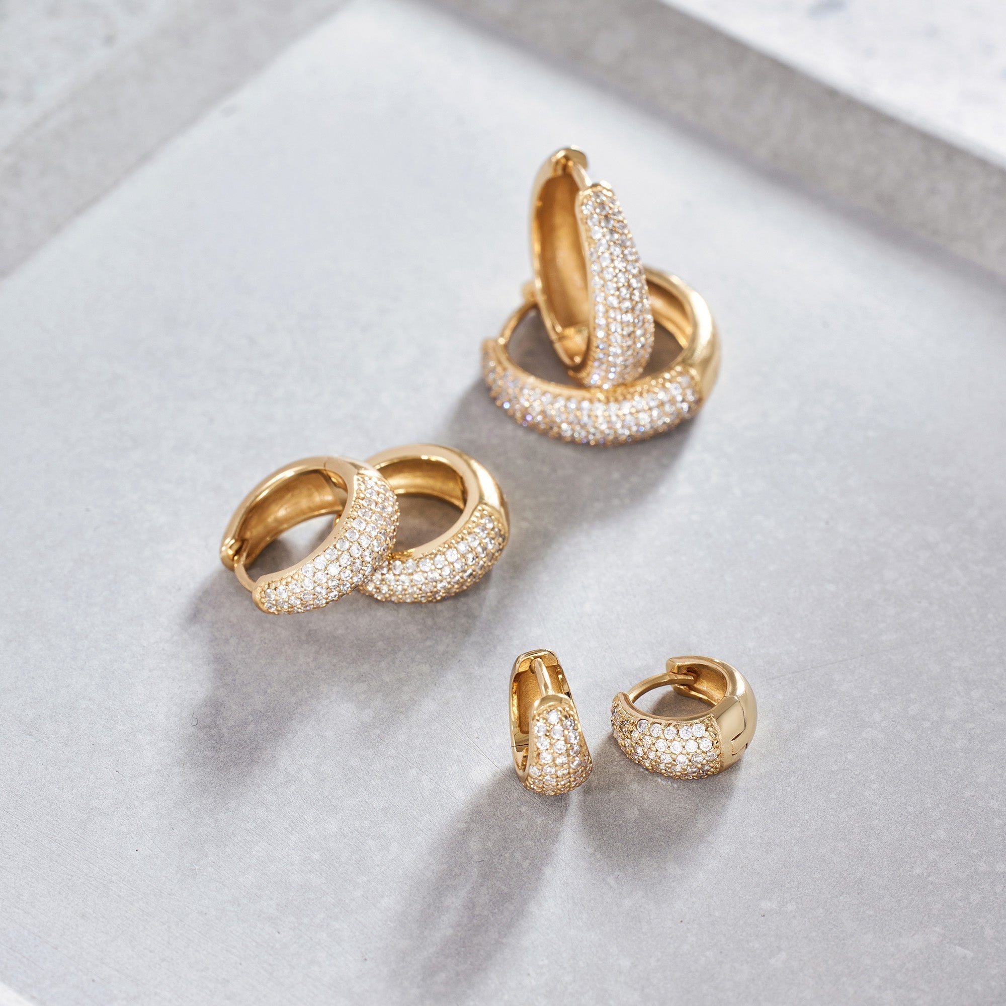 Jules Mini Hoops Oorbellen | Goud