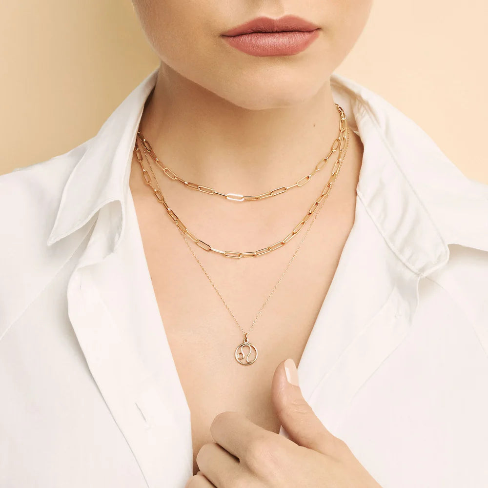 Zodiac Hanger Ketting | Gouden Afwerking