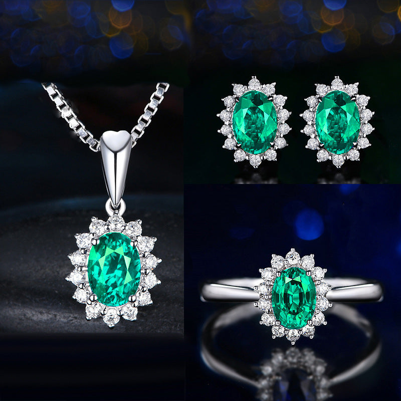 Sophia Fleurane Groene Set | Witgoud