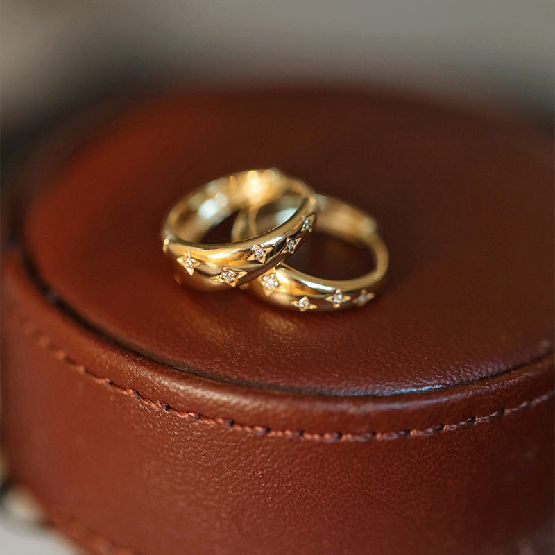 Elegante Gouden En Zilveren Oorbellen