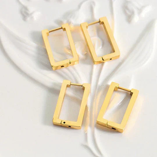 Terrafin Geometrica Oorbellen | Goud