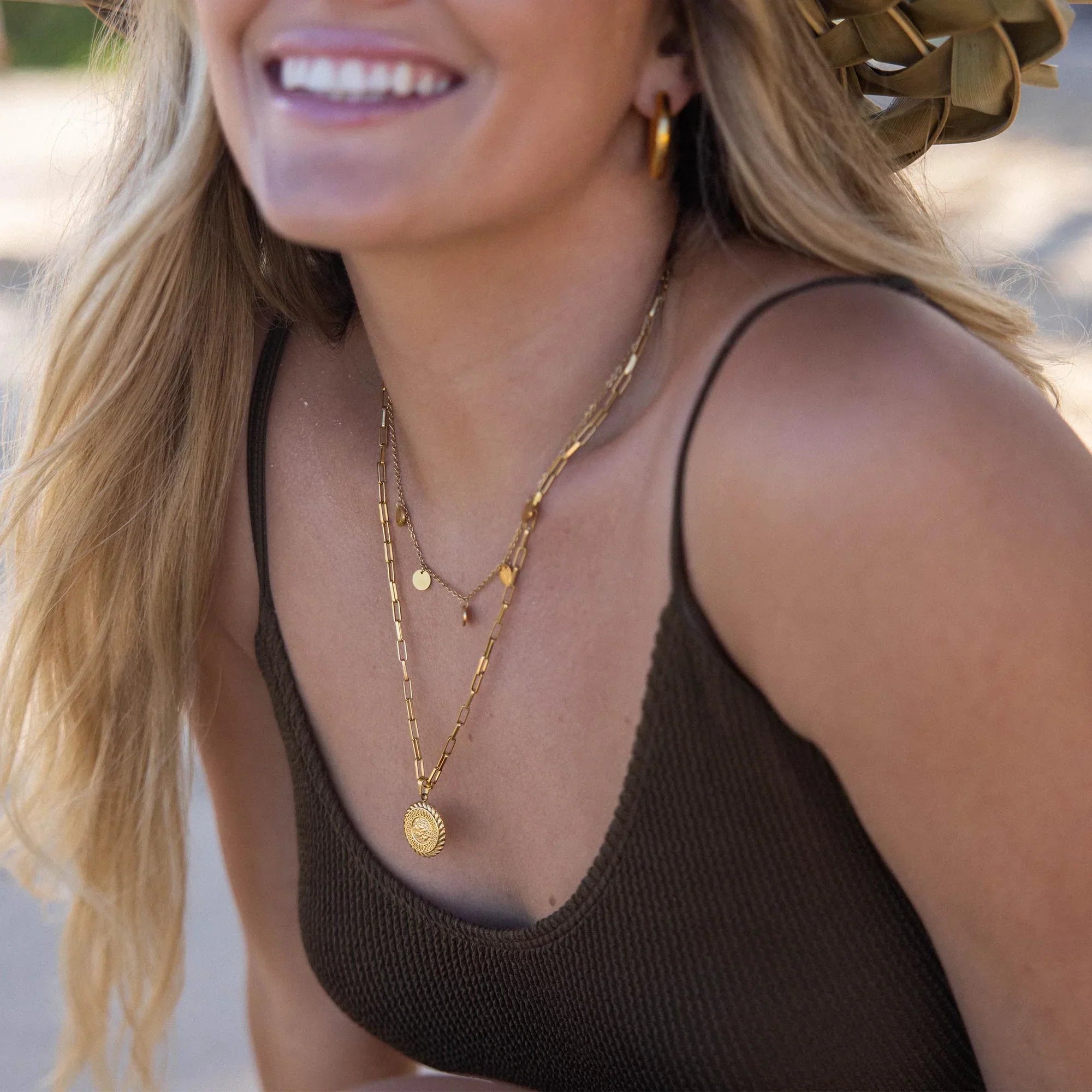 Funky Boeddha Ketting | Goud