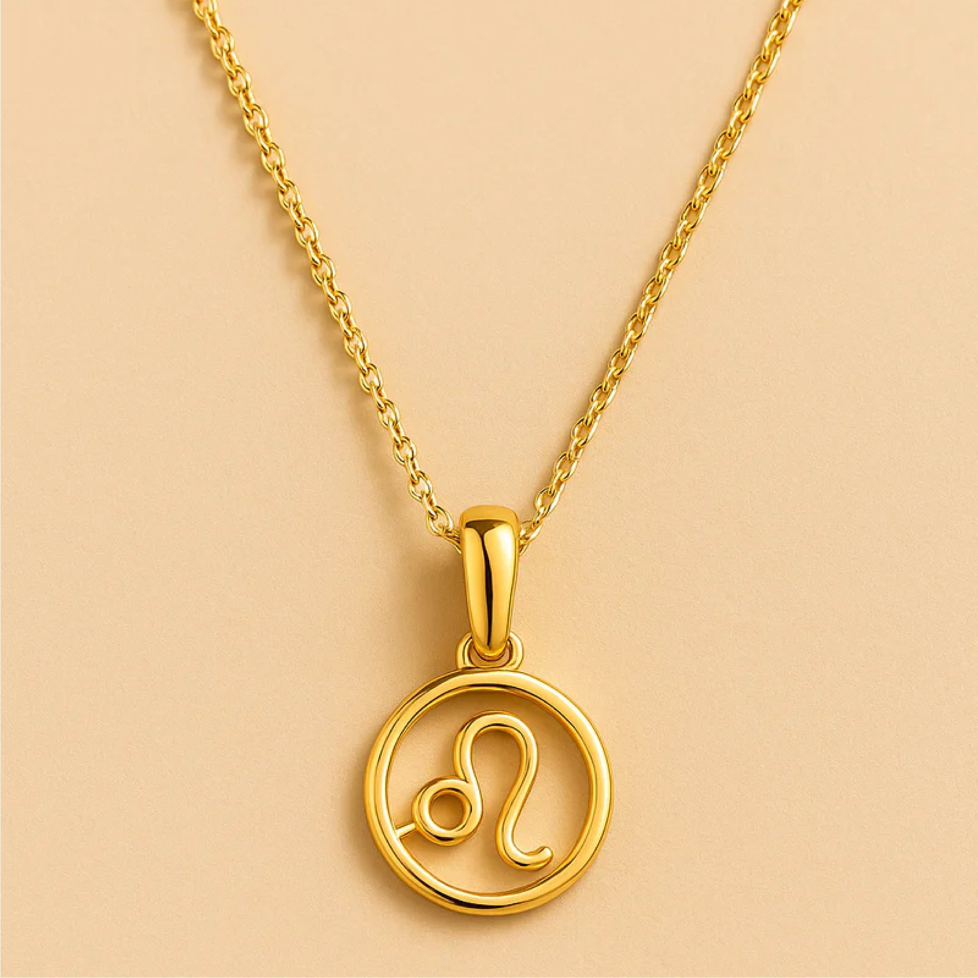 Zodiac Hanger Ketting | Gouden Afwerking