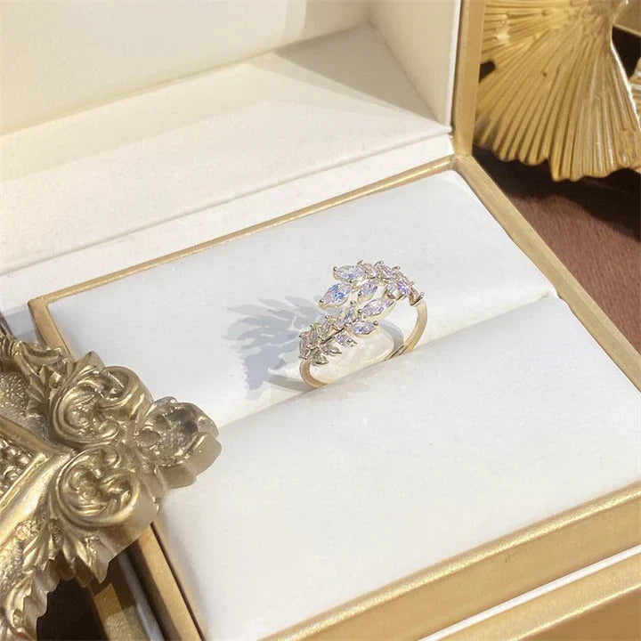 Lauria Leafy Ring | Goud