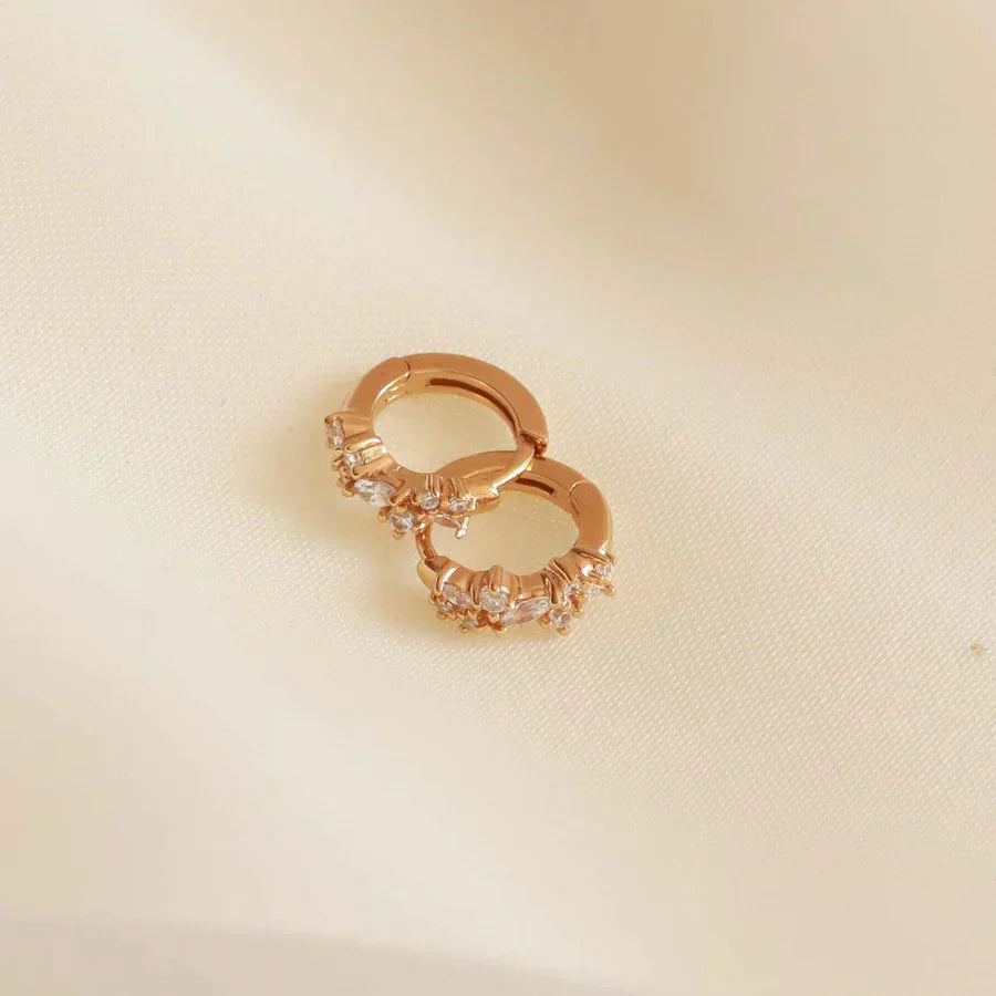 Kristal Cluster Huggies | Goud