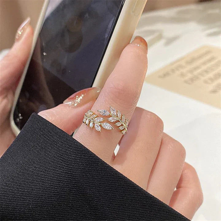 Lauria Leafy Ring | Goud